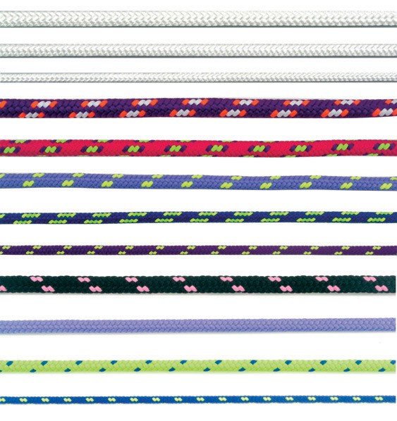Lano polyester, průměr 3 mm, s jádrem, 200 m barevné (LAPES3JBA) - Zavírače, zvedací a vázací technika Lana, popruhy, šňůry, motouzy