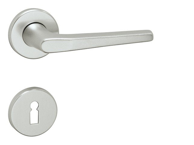 Kování rozetové LUCIA-R klika/klika klíč stříbrný elox F1 - Kliky, okenní a dveřní kování, panty Kování dveřní Kování dveřní mezip. hliník, bez PÚ