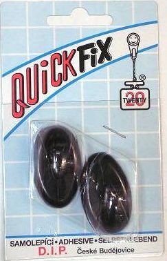 Háček QUICK FIX typ 1/F12 černý sd - Vybavení pro dům a domácnost Věšáky, háčky