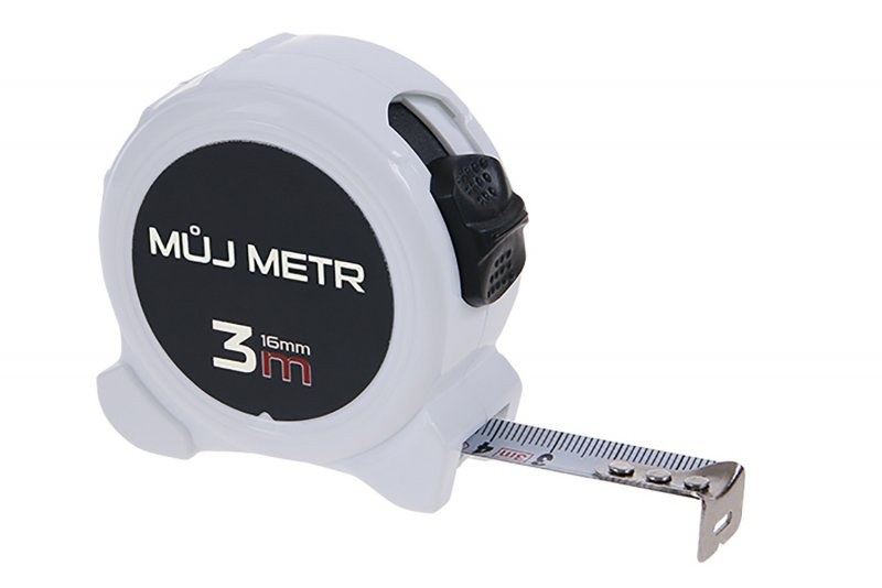Metr svinovací 3 m x 16 mm MŮJ METR - Nářadí ruční a elektrické, měřidla Měřidla Metry svinovací
