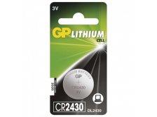 Baterie lithiová knoflíková B15301 GP CR2430 (balení 1 ks)