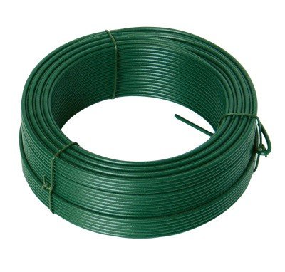 Drát napínací 3,4 mmx26 m pozink+PVC zelený - Vybavení pro dům a domácnost Napínáky, dráty vázací a napínací