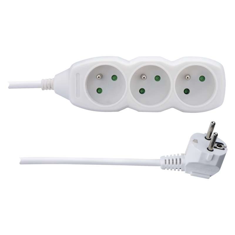 Kabel prodlužovací 1,5 m, 3 zásuvky (EMP0311) - Vybavení pro dům a domácnost Svítilny, žárovky, elektrické přísl.