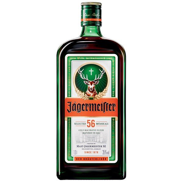 JAGERMEISTER 35% 1l (TOJAHG351) - Whisky, destiláty, likéry Ostatní lihoviny