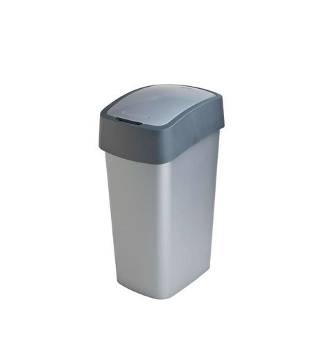 Koš odpadkový FLIP BIN 25 l stříbrný/modrý - Vybavení pro dům a domácnost Koše odpadkové, na prádlo, nákupní