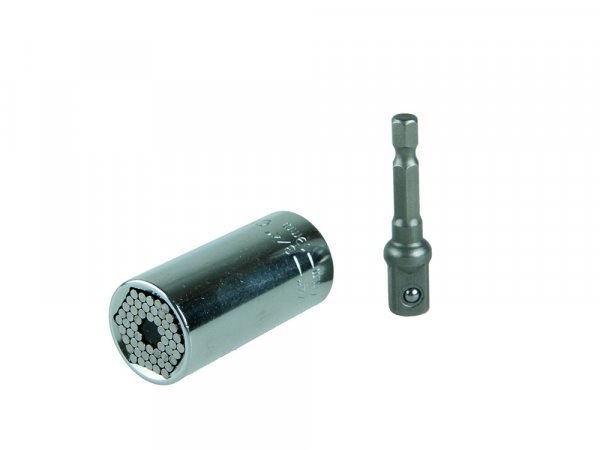 Hlavice univerzální 3/8" 52 mm pro šrouby 7-19 mm CrV ocel - Nářadí ruční a elektrické, měřidla Nářadí ruční Klíče, hlavice zástrčné