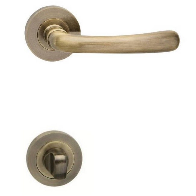 Kování rozetové DEA-R WC bronz česaný OFS (C DEARWBC) - Kliky, okenní a dveřní kování, panty Kování dveřní Kování dveřní mezip. bronz, čni