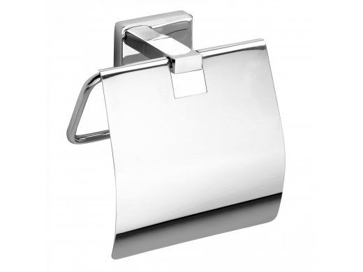 Držák toaletního papíru s krytem - chrom - Vybavení pro dům a domácnost Doplňky a pomůcky WC