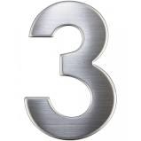 Číslice "3" 15cm nerez IN (C C218E03) - Kliky, okenní a dveřní kování, panty Kování domovní a doplňky Číslice, písmena