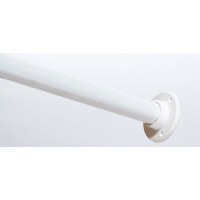 Tyč záclonová délka 120 cm komaxit bílá - Vybavení pro dům a domácnost Zastíňovací prvky Tyče záclonové