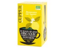 Čaj Cupper citron + zázvor bio 35 g