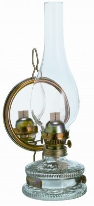 Lampa petrolejová s cylindrem zrcadlová 11“ - Mazací, pneu a PB technika Benzín., petrolej. technika