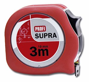 Metr svinovací new SUPRA PROFI 3 m/16 mm EECII (balení 12 ks) - Nářadí ruční a elektrické, měřidla Měřidla Metry svinovací
