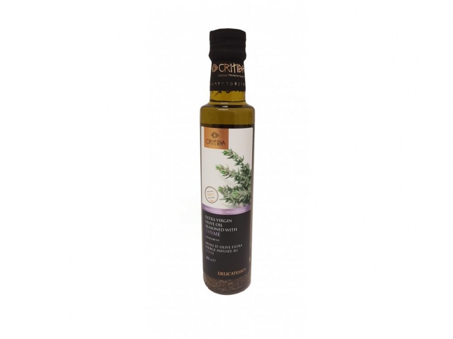 Olej olivový extra panenský s tymiánem 250 ml CRITIDA - Delikatesy, dárky Delikatesy