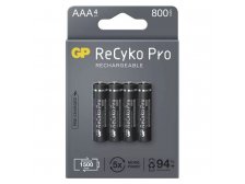 Baterie nabíjecí GP ReCyko Pro Professional AAA (HR03), 4 ks