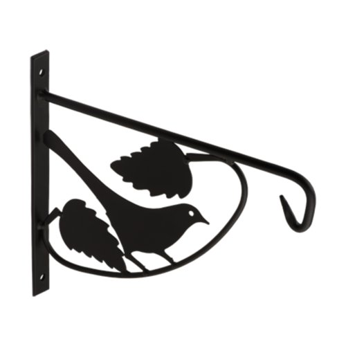 Držák závěsného květináče UK3 - ptáček černý - Vybavení pro dům a domácnost Nábytek zahradní, květináče, truhlík