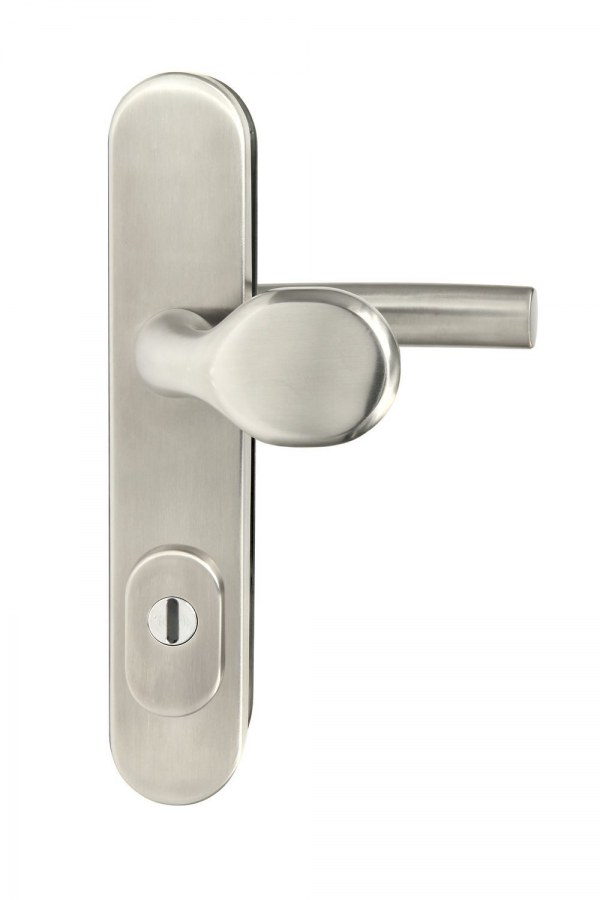 Kování bezpečnostní R.701.ZB.92.N.TB3 klika/madlo 92 mm vložka nerez s překrytím RJ01020015 - Kliky, okenní a dveřní kování, panty Kování dveřní Kování dveřní bezpečnostní