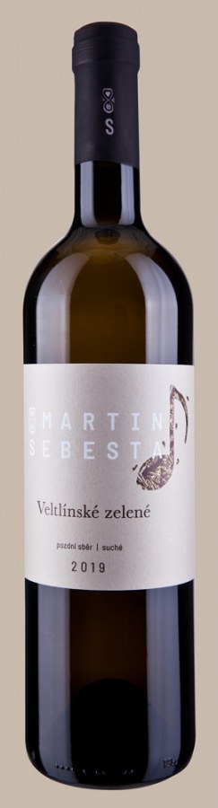 Víno Veltlínské zelené 2020 PS suché, 0,75 l č. š. 4/20, alk. 12,5% - Víno tiché Tiché Bílé