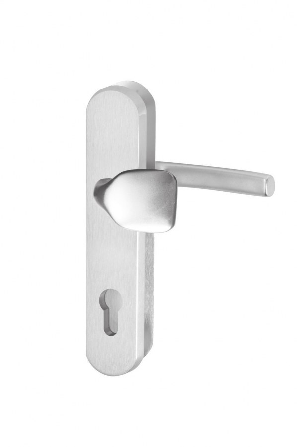 Kování bezpečnostní R.101.PZ.72.F1.TB3 klika/madlo 72 mm vložka stříbrný elox F1 bez překrytí - Kliky, okenní a dveřní kování, panty Kování dveřní Kování dveřní bezpečnostní