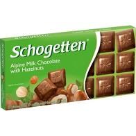 Čokoláda Schogeten mléčná - oříšek 100g - Delikatesy, dárky Čokolády, bonbony, sladkosti