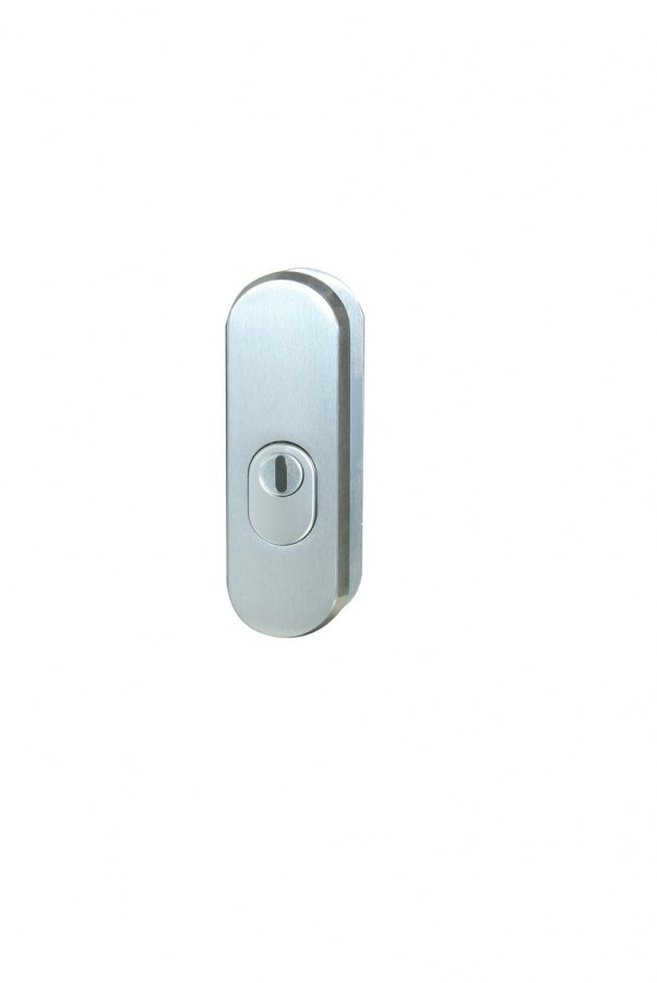 Kování bezpečnostní přídavné R.103.ZA.F9 rozeta na vložku s překrytím imitace nerezu - Kliky, okenní a dveřní kování, panty Kování dveřní Kování dveřní bezpečnostní