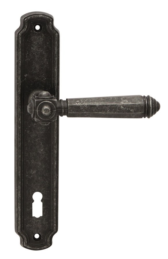 Kování kované ATLANTIS klika/klika 72 mm klíč rustikal K - Kliky, okenní a dveřní kování, panty Kování dveřní Kování dveřní kované, Rustico