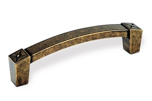 Úchytka rustikální 1567-110 ZN43, staromosaz brinýr - Vybavení pro dům a domácnost Kování nábytkové - úchyty, rukojeti
