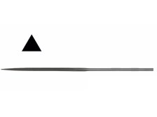 Pilník jehlový tříhranný nízký PJTn 160/2 5,3x2,2 mm