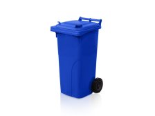 Nádoba plastová - popelnice 120 l modrá