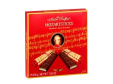 Čokoládové tyčinky hořké s příchutí marcipánu Mozart balls 200 g