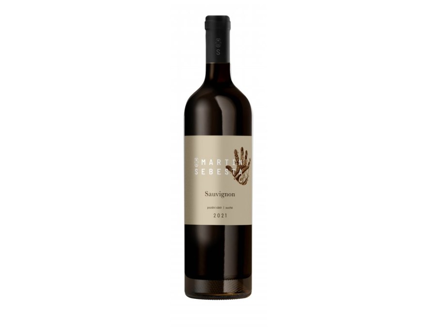 Víno Sauvignon 2021 PS suché, 0,75 l č. š. 19/21, alk. 13% - Víno tiché Tiché Bílé