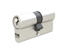 Vložka bezpečnostní FAB 3P.00/BDPNs 30+35 5 klíčů s prostupovou spojkou nikl satén