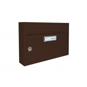 Schránka poštovní DLS G-01 čokoládově hnědá RAL 8017 385x260x80 mm - Vybavení pro dům a domácnost Schránky, pokladny, skříňky Schránky poštovní, vhozy, přísl.