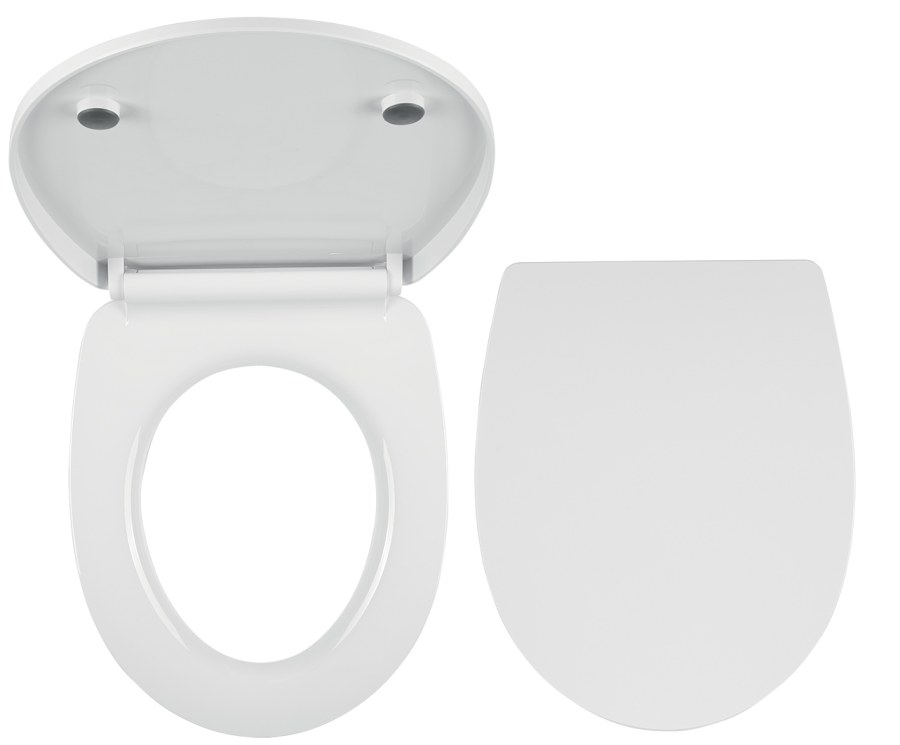 Sedátko WC duroplast-bílé, panty tvrzený plast, pomalu padající, odnímatelné - Vybavení pro dům a domácnost Doplňky a pomůcky WC