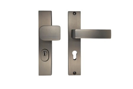 Kování ochranné C201 klika/koule 72 mm vložka levá/pravá s překrytím TITAN - Kliky, okenní a dveřní kování, panty Kování dveřní Kování dveřní mezip. hliník, bez PÚ