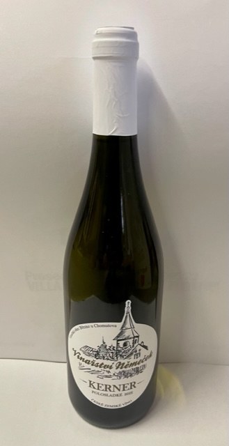 Víno Kerner 2022 ČZV polosladké č.š. 4/2023, 0,75 l, alk. 11,5% - Víno tiché Tiché Bílé