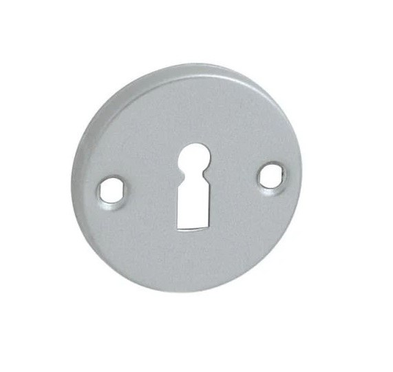 Rozeta R klíč 54 mm stříbrná - Kliky, okenní a dveřní kování, panty Kování dveřní Kování dveřní rozety, kličky