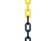 Řetěz plastový černo-žlutý 6mmx30m, CON 200