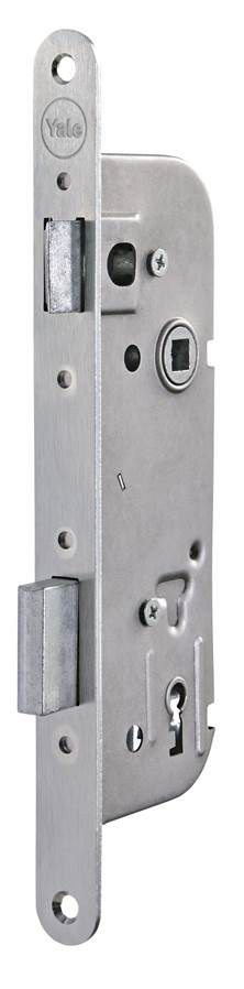 Zámek zadlabací YALE 5200N 1/2 klíč 90/60 backset 40 mm čelo 20 mm pravo-levý - Vložky,zámky,klíče,frézky Zámky zadlabací, přísl. Zámky zadlabací dveřní