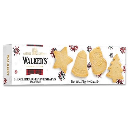 Sušenky vánoční Walkers 175 g - Delikatesy, dárky Čokolády, bonbony, sladkosti