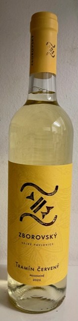 Víno Tramín červený 2022 jakostní polosuché, 0,75 l č.š.1122, alk. 12,5% - Víno tiché Tiché Bílé