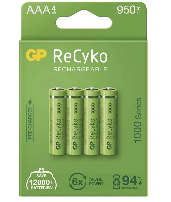 Baterie B2111-GP nabíjecí ReCyko 1000 AAA - Vybavení pro dům a domácnost Baterie - monočlánky, příslušenství