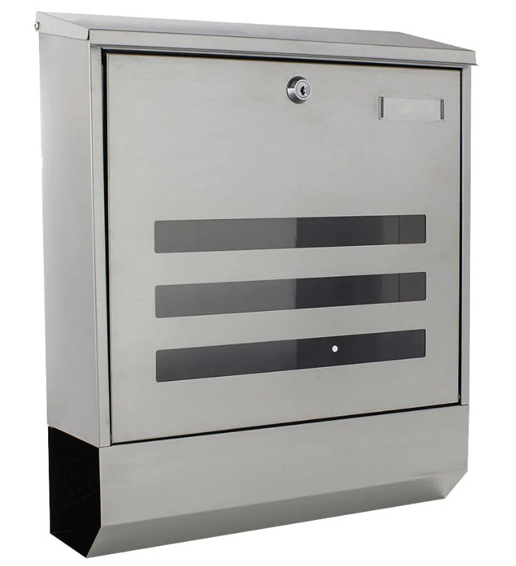 Schránka poštovní JUBILEE 40 NEREZ 420x350x120 mm - Vybavení pro dům a domácnost Schránky, pokladny, skříňky Schránky poštovní, vhozy, přísl.