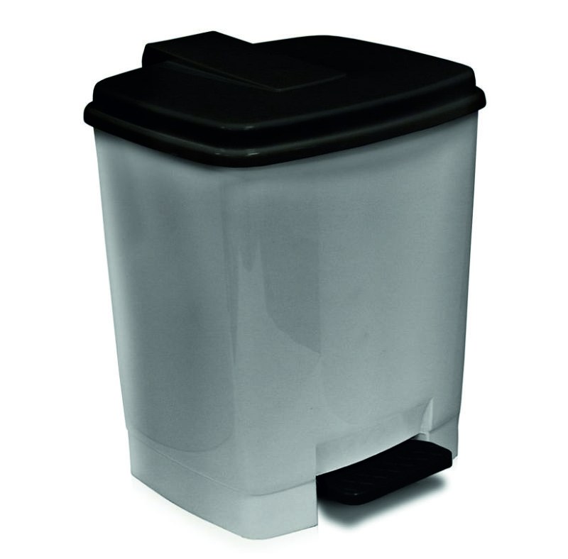 Koš odpadkový GOLIÁŠ antracit+šedá 15 l - Vybavení pro dům a domácnost Doplňky a pomůcky koupelnové