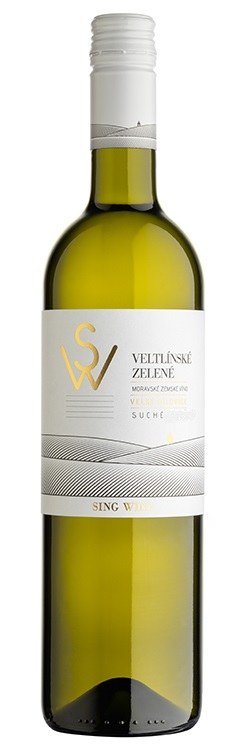 Víno Veltlínské zelené 2023 MZV suché, 0,75 l č. š. 36-23 alk. 12,5% - Víno tiché Tiché Bílé