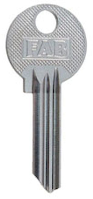 Klíč FAB 4093 ND N R10 - Vložky,zámky,klíče,frézky Klíče odlitky Klíče cylindrické