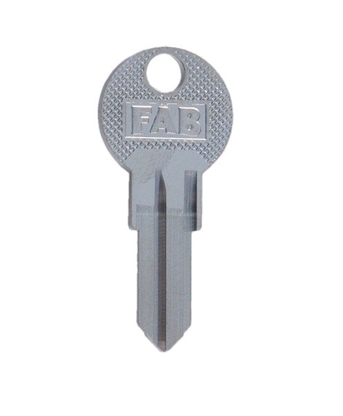Klíč FAB 4202 ND L1 k lamelovému zámku FAB 1370 - Vložky,zámky,klíče,frézky Klíče odlitky Klíče cylindrické