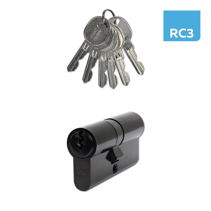 Vložka bezpečnostní EURO SECURE ES.35/55.CE černá BT3 - Vložky,zámky,klíče,frézky Vložky cylindrické Vložky bezpečnostní