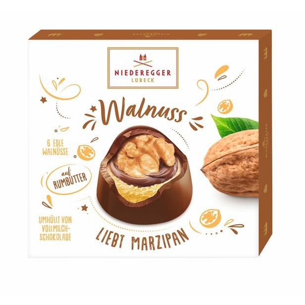 Niederegger marcipánové pralinky vlašské ořechy 102 g - Delikatesy, dárky Čokolády, bonbony, sladkosti