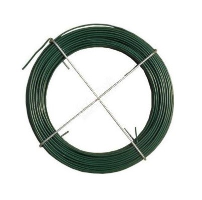 Drát vázací 1,1/1,5/24/30 m PVC zelený - Vybavení pro dům a domácnost Napínáky, dráty vázací a napínací